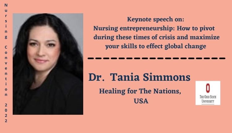 Dr. Tania Simmons | keynote Speaker | Nursing Convention 2022